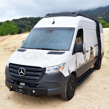 Westin 19-24 Mercedes-Benz Sprinter High Roof Mesa Side Ladder - Textured Black