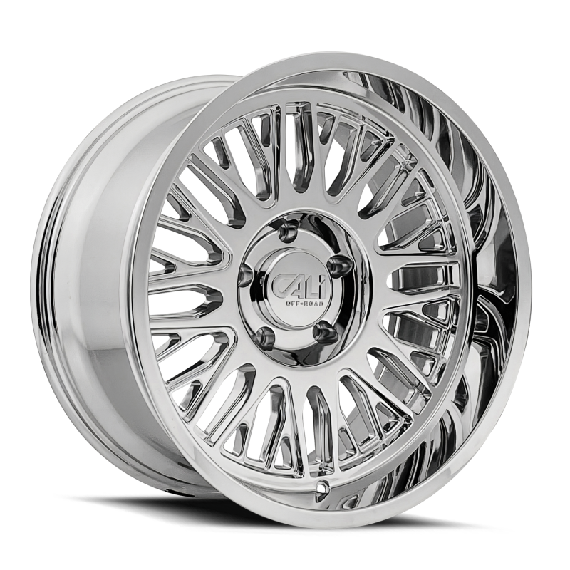 Cali Off-Road 9116 Vertex 24x14 / 6x135 BP / -76mm Offset / 87.1mm Hub Chrome Wheel