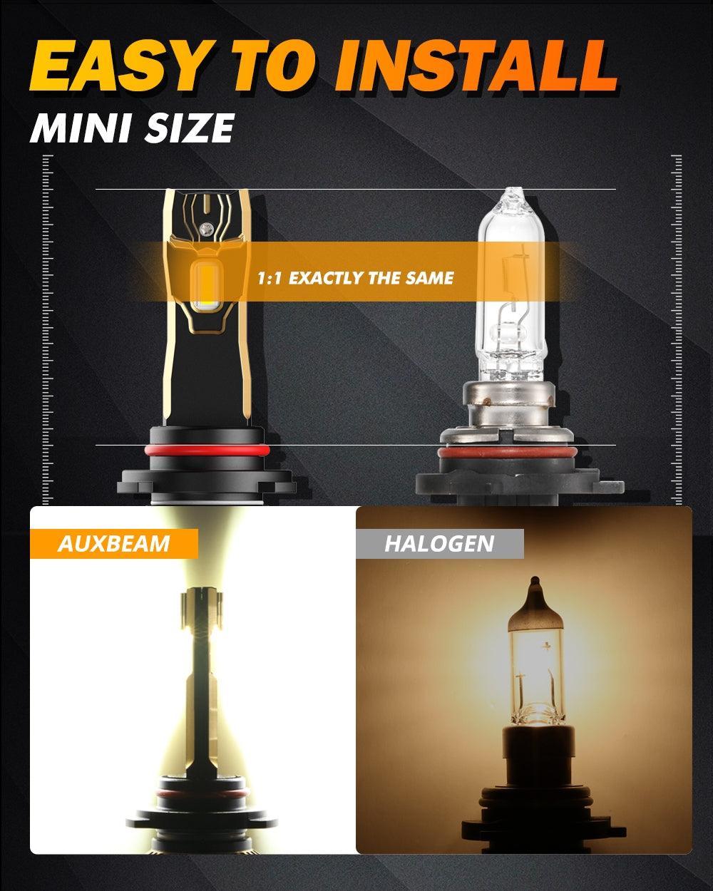 For 2000-2002 GMC Sierra 2500 9005 9006 LED Headlight Bulbs Bundle