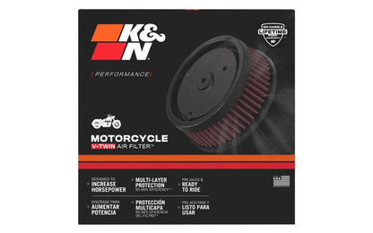 K&N Replacement Air Filter 1.625in H for Harley-Davidson