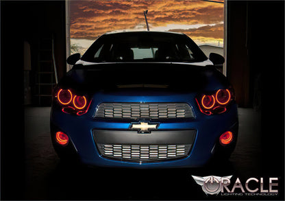 Oracle 12-16 Chevrolet Sonic LED Headlight Halo Kit - Blue