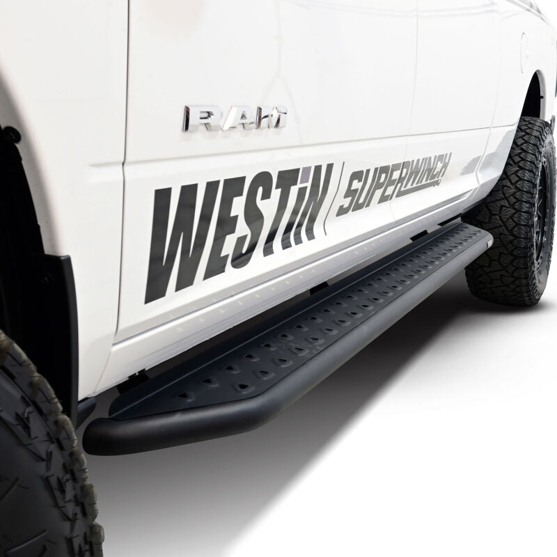 Westin 09-18 Ram 1500 Crew Cab Outlaw Running Boards - Textured Black