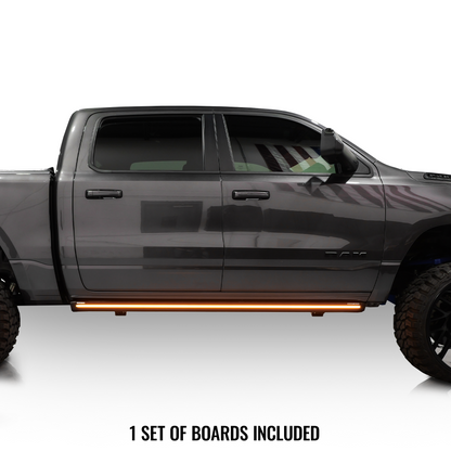 Lumastep M2 Powered Light Up Running Boards | 2019-2024 Dodge Ram 1500