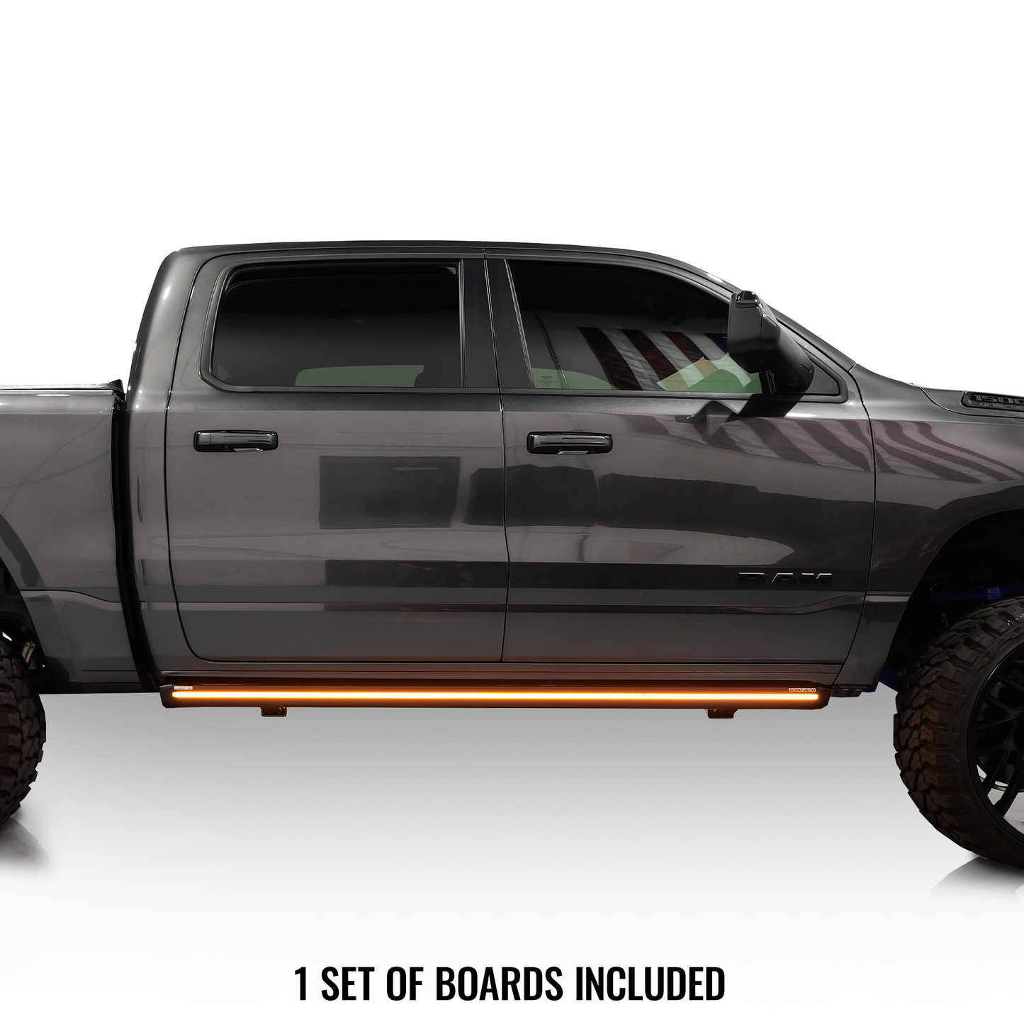 Lumastep M2 Powered Light Up Running Boards | 2019-2025 Dodge Ram 2500/3500