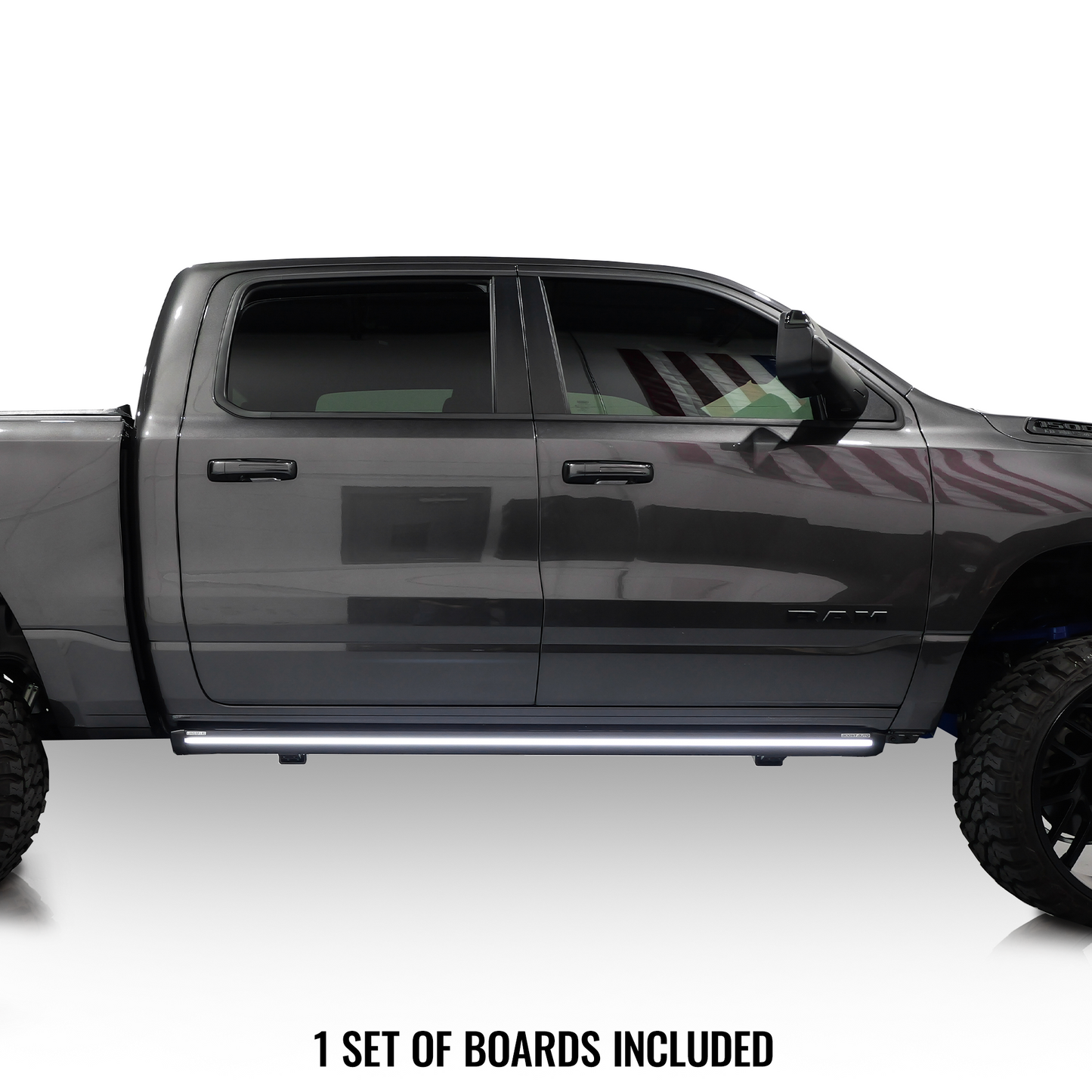 Lumastep M2 Powered Light Up Running Boards | 2019-2024 Dodge Ram 1500