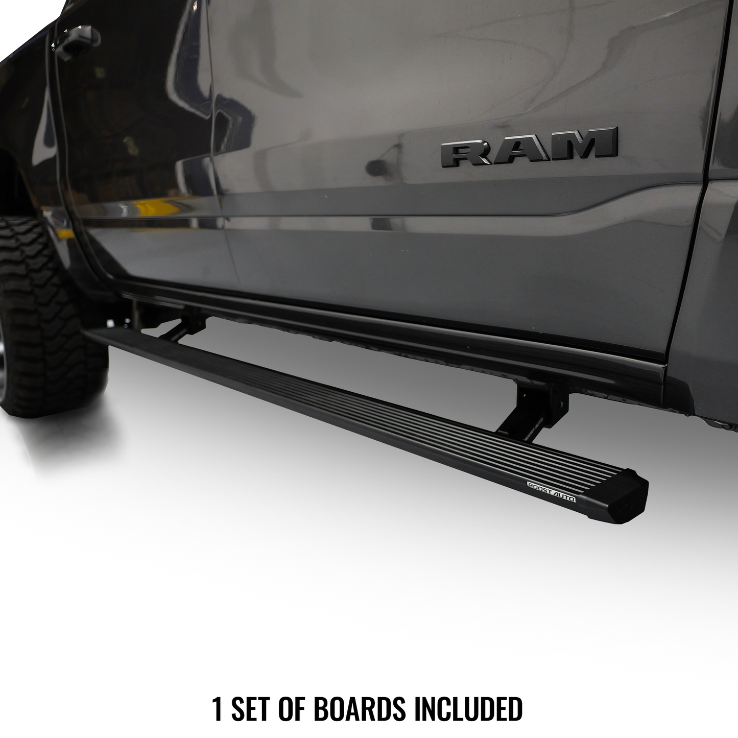 Boost Auto Powered Running Boards | 2025-2026 Dodge Ram 1500