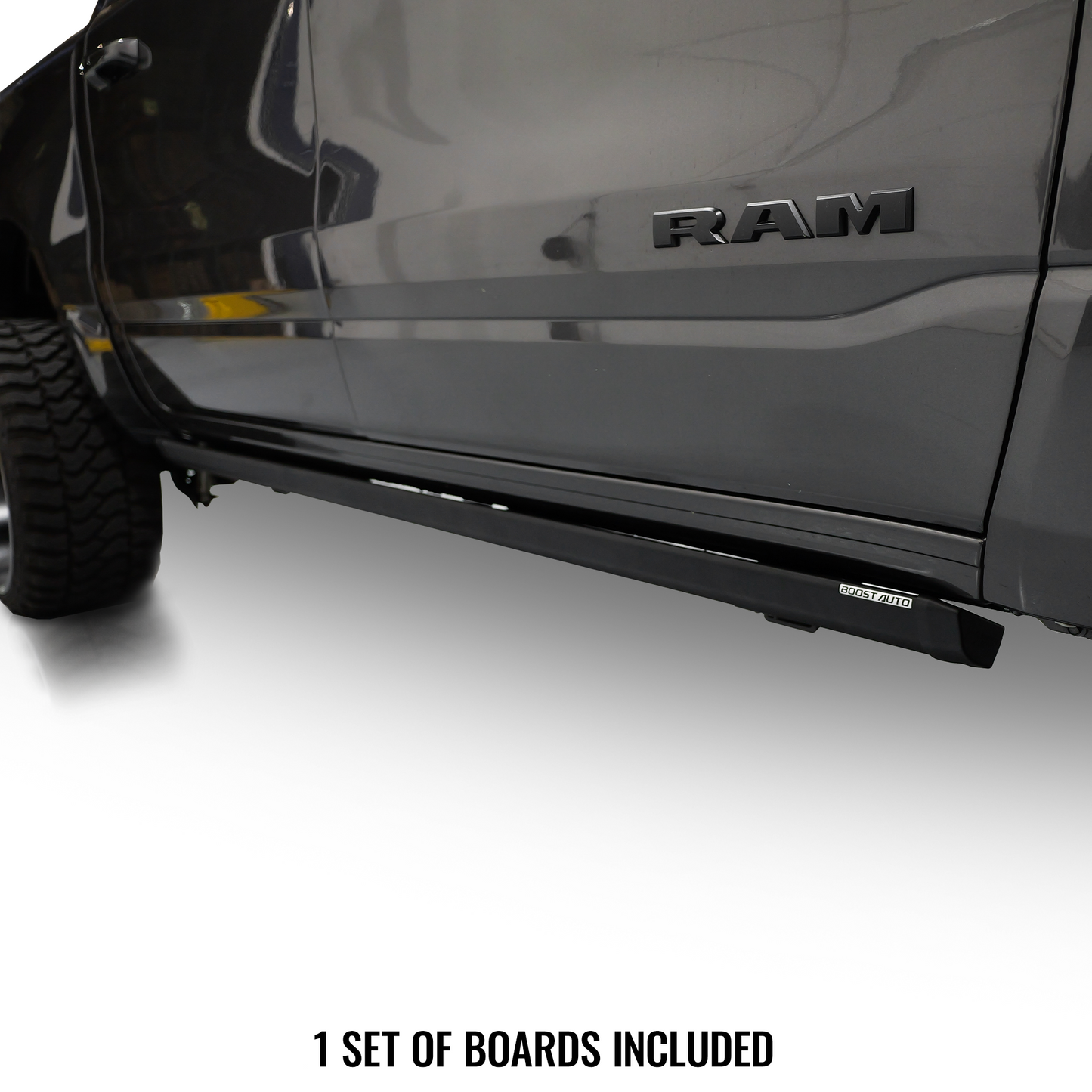 Boost Auto Powered Running Boards | 2019-2024 Dodge Ram 1500