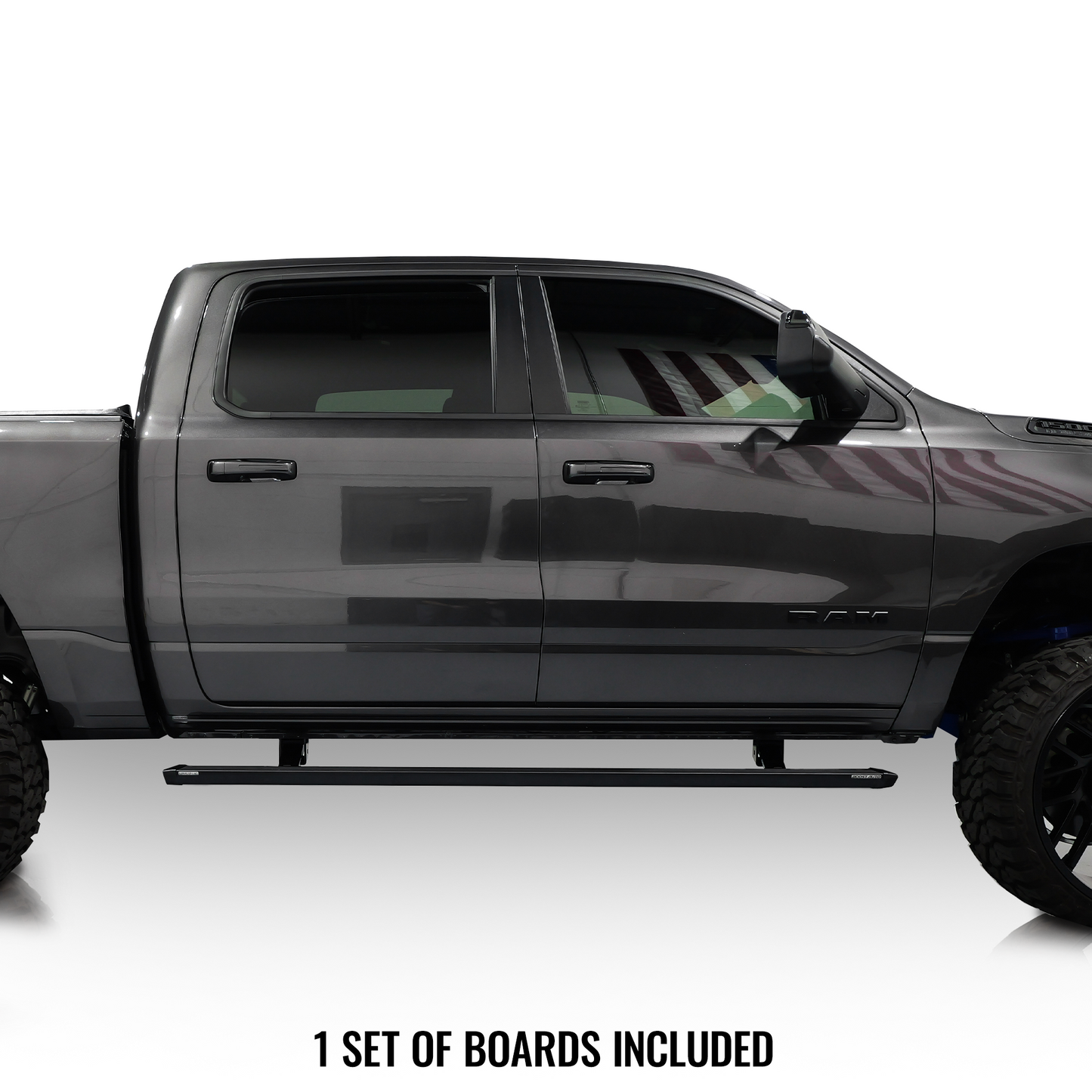 Boost Auto Powered Running Boards | 2019-2024 Dodge Ram 1500