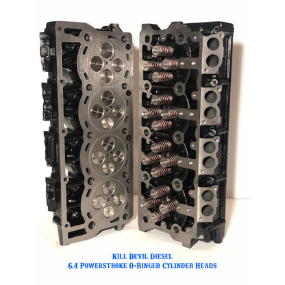 Kill Devil Diesel O-Ringed Cylinder Head Set - 6.4 Powerstroke - view 2