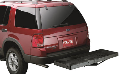 Hitch Mounted Cargo Carrier with 2 in. receiver Lund