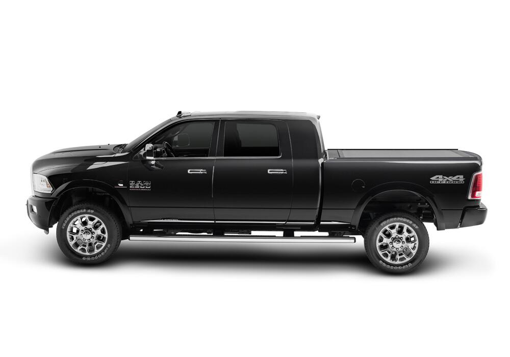 RetraxOne MX Retractable Tonneau Cover Matte One Piece Polycarbonate Finish 2009-2018 (2019-2024 Classic) Ram 1500/2010-2024 2500/3500 6' 4 inch Bed with RamBox without Stake Pockets