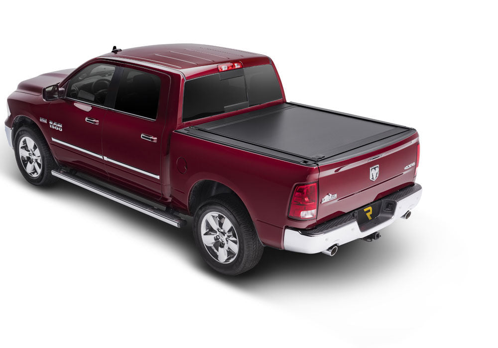 RetraxONE MX Retractable Tonneau Cover Matte One Piece Polycarbonate Finish 2019-2026 (New Body Style) Ram 5' 7 inch Bed with RamBox with or without Multifunction Tailgate without Stake Pockets