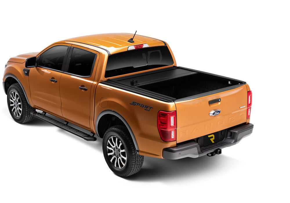 RetraxOne MX Retractable Tonneau Cover Matte One Piece Polycarbonate Finish 2024-2025 Ford Ranger 5' Bed without Cargo Management System without Stake Pockets