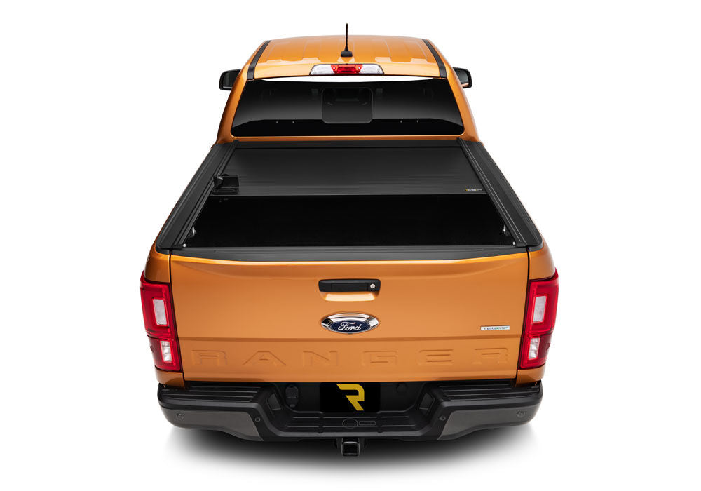 RetraxOne MX Retractable Tonneau Cover Matte One Piece Polycarbonate Finish 2024-2025 Ford Ranger 5' Bed without Cargo Management System without Stake Pockets