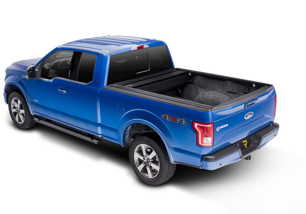 RetraxOne MX Retractable Tonneau Cover Matte One Piece Polycarbonate Finish 2015-2020 Ford F-150 5' 7 inch Bed without Stake Pockets