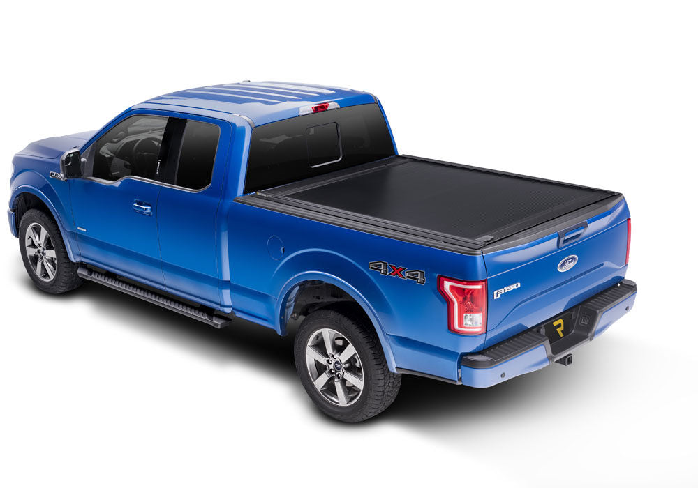 RetraxOne MX Retractable Tonneau Cover Matte One Piece Polycarbonate Finish 2015-2020 Ford F-150 6' 7 inch Bed without Stake Pockets