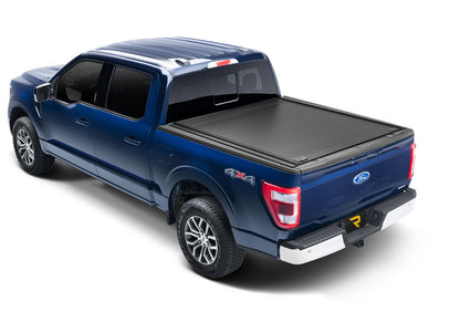 RetraxOne MX Retractable Tonneau Cover Matte One Piece Polycarbonate Finish 2021-2026 Ford F-150 5' 7 inch Bed (Includes Lightning) without Stake Pockets