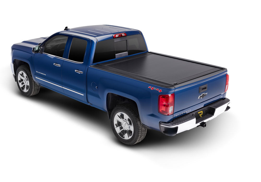 RetraxOne MX Retractable Tonneau Cover Matte One Piece Polycarbonate Finish 2007-2013 Silverado/Sierra 5' 9 inch Bed Wide Retrax Rails