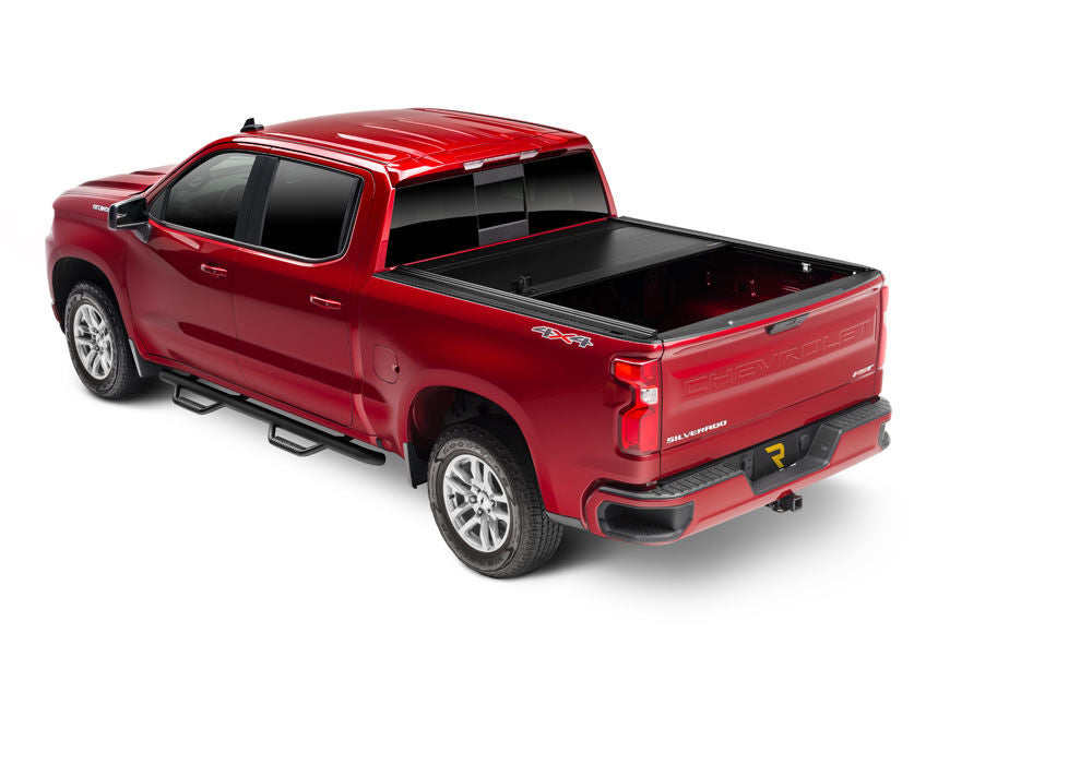 RetraxOne MX Retractable Tonneau Cover Matte One Piece Polycarbonate Finish 2019-2026 Silverado/Sierra (without CarbonPro Bed) 5' 9 inch Bed without Stake Pockets Standard Rails