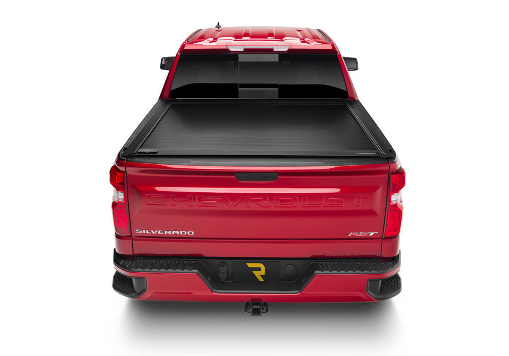RetraxOne MX Retractable Tonneau Cover Matte One Piece Polycarbonate Finish 2019-2026 Silverado/Sierra (without CarbonPro Bed) 5' 9 inch Bed without Stake Pockets Standard Rails