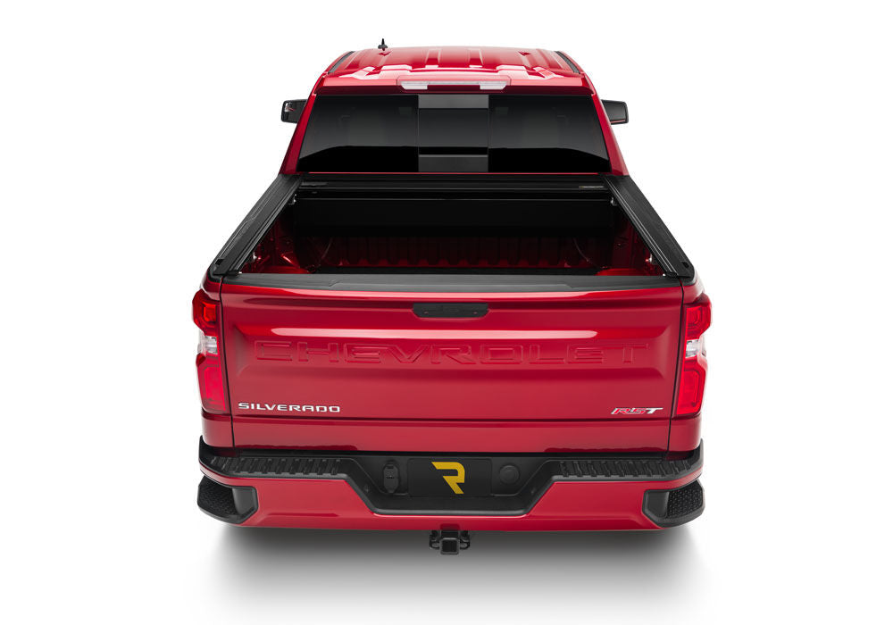 RetraxOne MX Retractable Tonneau Cover Matte One Piece Polycarbonate Finish 2019-2026 Silverado/Sierra (without CarbonPro Bed) 5' 9 inch Bed without Stake Pockets Standard Rails