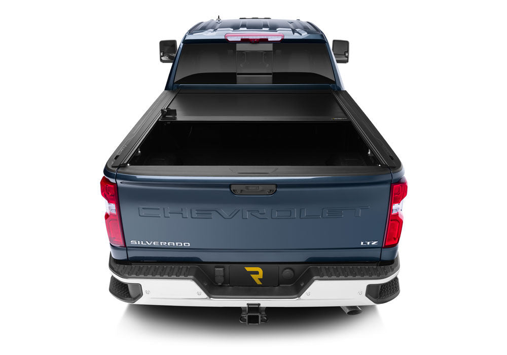 RetraxOne MX Retractable Tonneau Cover Matte One Piece Polycarbonate Finish 2020-2026 Silverado/Sierra 2500 HD/3500 HD 6' 9 inch Bed without Stake Pockets Standard Rails