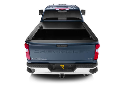 RetraxOne MX Retractable Tonneau Cover Matte One Piece Polycarbonate Finish 2020-2026 Silverado/Sierra 2500 HD/3500 HD 6' 9 inch Bed without Stake Pockets Standard Rails