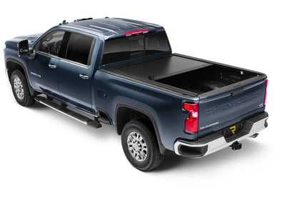 RetraxOne MX Retractable Tonneau Cover Matte One Piece Polycarbonate Finish 2020-2026 Silverado/Sierra 2500 HD/3500 HD 6' 9 inch Bed without Stake Pockets Standard Rails
