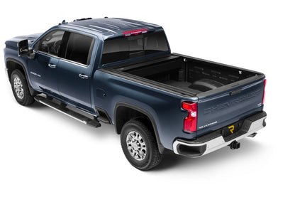 RetraxOne MX Retractable Tonneau Cover Matte One Piece Polycarbonate Finish 2020-2026 Silverado/Sierra 2500 HD/3500 HD 6' 9 inch Bed without Stake Pockets Standard Rails