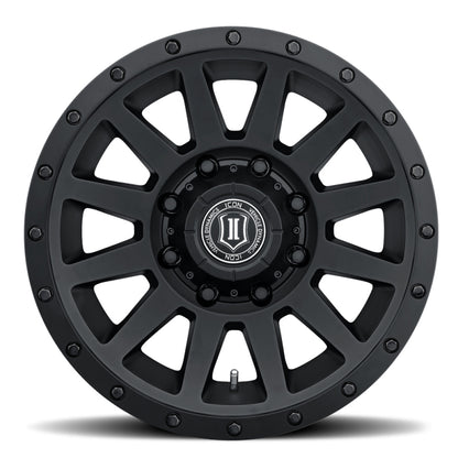 ICON Compression HD 18x9 / 8x180 / 12 mm / 5.5in BS Double Black Wheel