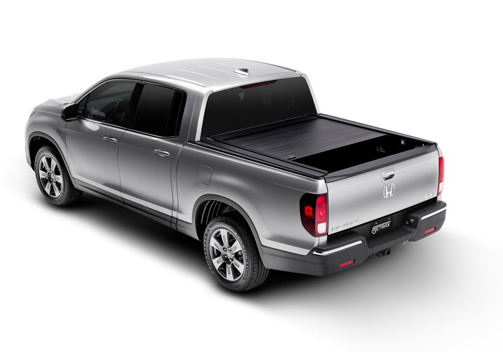 RetraxOne MX Retractable Tonneau Cover Matte One Piece Polycarbonate Finish 2017-2025 Honda Ridgeline without Stake Pockets