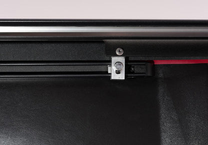 RetraxOne MX Retractable Tonneau Cover Matte One Piece Polycarbonate Finish 2007-2021 Toyota Tundra CrewMax 5' 6 inch Bed without Deck Rail System without Stake Pockets without Trail Special Edition Storage Boxes