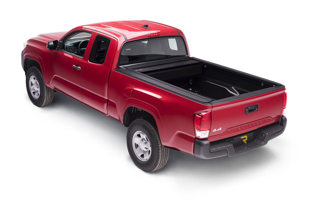 RetraxOne MX Retractable Tonneau Cover Matte One Piece Polycarbonate Finish 2022-2026 Toyota Tundra Regular/Double Cab 6' 7 inch Bed with Deck Rail System without Stake Pockets