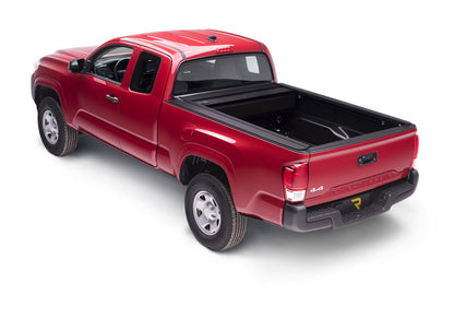 RetraxOne MX Retractable Tonneau Cover Matte One Piece Polycarbonate Finish 2022-2026 Toyota Tundra Regular/Double Cab 6' 7 inch Bed with Deck Rail System without Stake Pockets