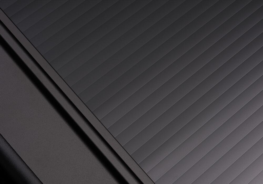 RetraxOne MX Retractable Tonneau Cover Matte One Piece Polycarbonate Finish 2022-2026 Toyota Tundra Regular/Double Cab 6' 7 inch Bed with Deck Rail System without Stake Pockets