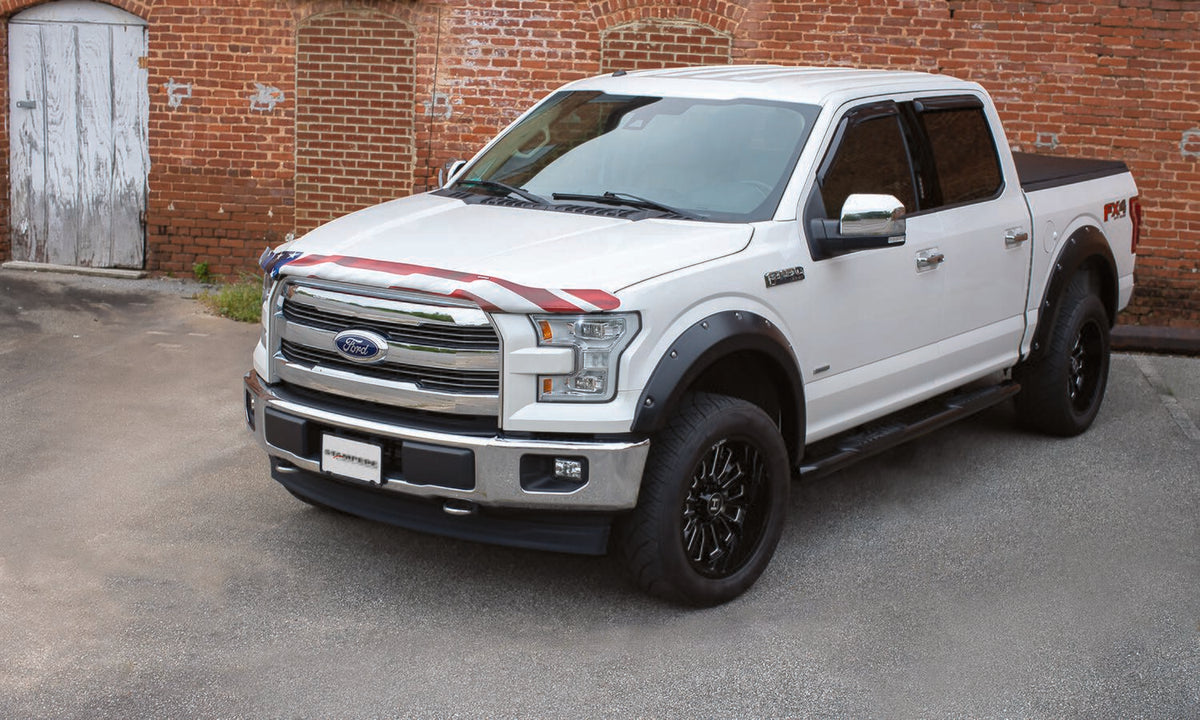 Tape-Onz Sidewind Smoke 5-26 Ford F-150 17-20 SD SuperCrew Stampede