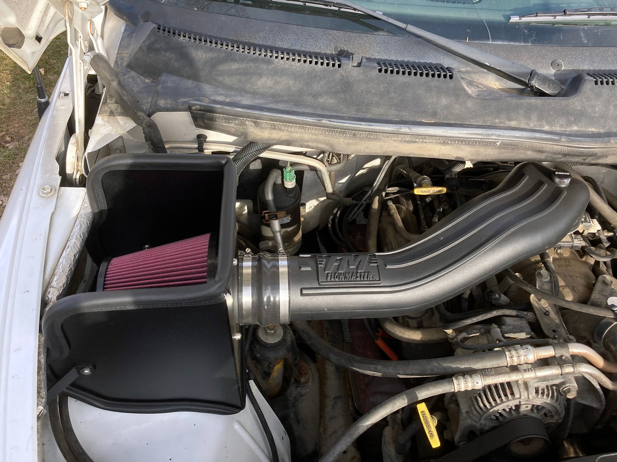 Delta Force Performance Air Intake Fits 1994-2001 Dodge Ram 1500, 1994-2002 2500, 3500 Trucks With 5.2L And 5.9L Engines Flowmaster