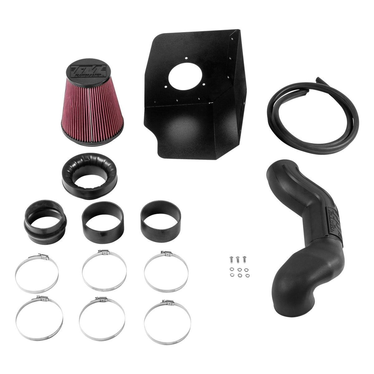 Delta Force Performance Air Intake Fits 1999-2004 GM 1500 Trucks With 4.8L, 5.3L Engines, And 1999-2007 GM 2500/3500 Trucks With 5.3L, 6.0L Engines Flowmaster