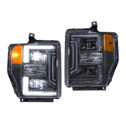XDP Morimoto XB Hybrid LED Projector Headlights - 6.4 Powerstroke