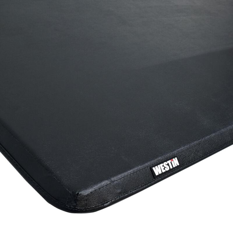 Westin 09-18 Dodge RAM 1500 / 19-23 Classic 5ft. 7in. Bed Soft Tri-Fold Tonneau Cover - Black