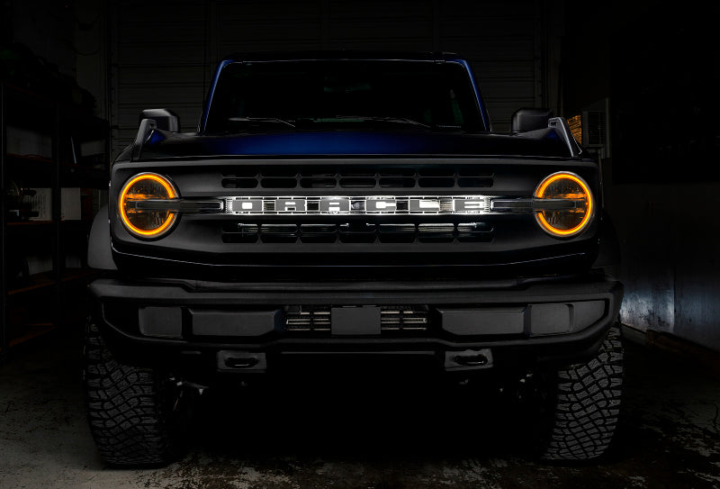 Oracle 2021 Ford Bronco DRL Upgrade w/ Halo Kit - ColorSHIFT w/ RF Controller