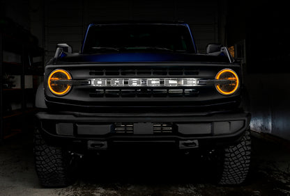 Oracle 2021 Ford Bronco DRL Upgrade w/ Halo Kit - ColorSHIFT w/ RF Controller