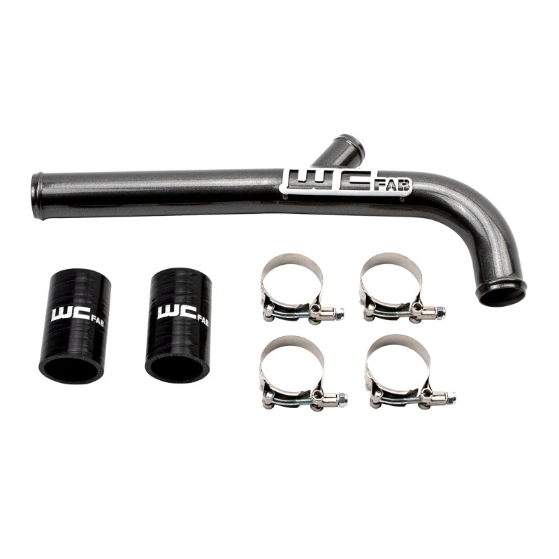 Wehrli 13-15 Dodge Cummins 6.7L w/Dual Radiator Upper Coolant Pipe - Semi Gloss Black