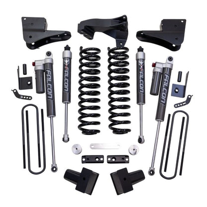 4 Inch Coil Spring Lift Kit With Falcon 2.1 Front/Rear Shocks, Radius Drops, And Front Track Bar Bracket 2023-2025 Ford Super Duty F-250/F-350 ReadyLIFT