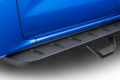 RB10 Running Boards With Mounting Brackets & 2 Pairs of Drop Steps Kit Textured Black 2019-2026 Ford Ranger Go Rhino