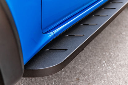 RB10 Running Boards With Mounting Brackets Textured Black 2019-2026 Ford Ranger Go Rhino