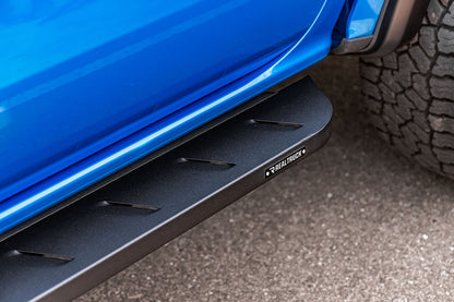 RB10 Running Boards With Mounting Brackets Textured Black 2019-2026 Ford Ranger Go Rhino
