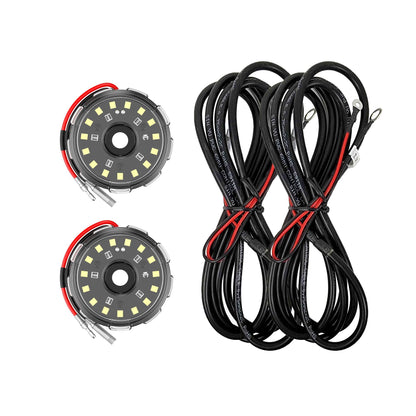 KC Two- Light Add-On Cyclone V2 Kit Clear 2.5 Meters Long KC HiLiTES