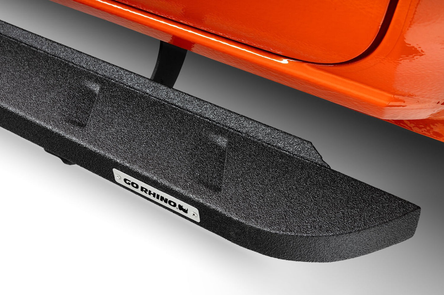 RB10 Running Boards With Mounting Brackets & 2 Pairs of Drop Steps Kit Protective Bedliner Coating 2004-2014 Ford F-150 Extended Cab Go Rhino