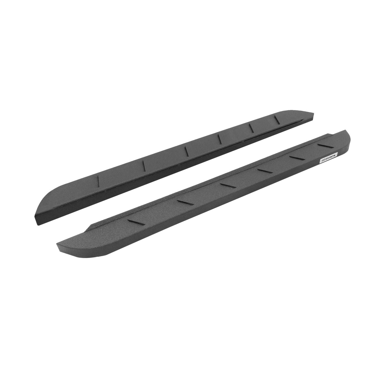 RB10 Slim Line Running Boards With Mounting Brackets Curved Protective Bedliner Coating 2021-2025 Ford Bronco 2 Door Go Rhino